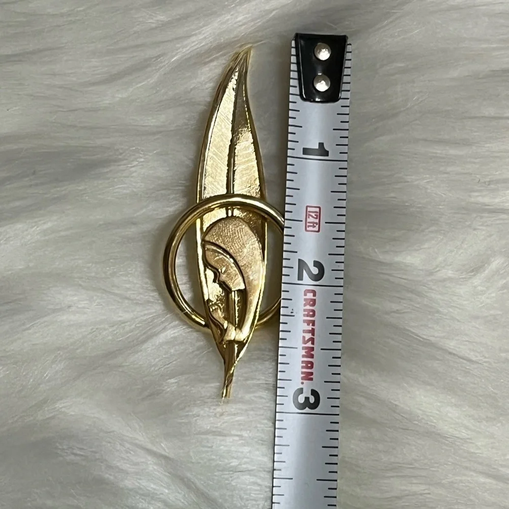 Vintage Mother Mary Prayer Brooch